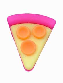 1pc Soft Pizza Shaped Stress Relief Tool - Moisturizing Elastic Fingertip Massager, Relieves Anxiety And Enhances Focus - Multicolor - View 12