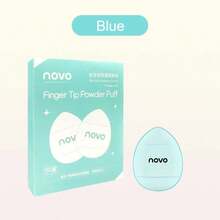 NOVO 手指墊粉撲，小手指化妝粉撲，乾濕兩用，適用於底妝、氣墊、散粉，適合眼下、鼻翼及面部化妝 - 彩色 - 查看 10