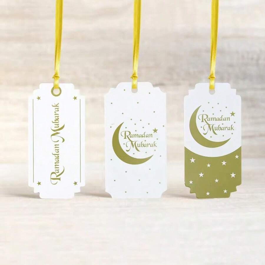 8pcs Kareem Hang Tags With Moon Design - Multicolor - View 1