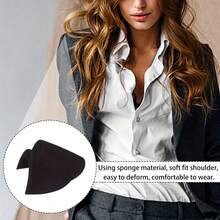 2/4/6Pcs Soft Breathable Thick Sponge Shoulder Pads, Suitable For Women - Elegant Theme Design, Multi-Purpose Applicable To Dresses, Jackets, Shirts - Unisex Clothing Accessories, 3 Colors, Clothing Pads, Soft Texture - Multicolor - View 6