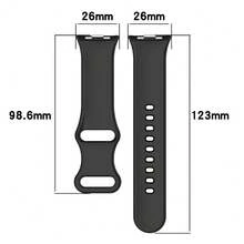 Butterfly Buckle Silicone Watch Strap Replacement Band Compatible With Redmi Watch 4 /5 /6 Compatible With Xiaomi 10Pro /9Pro /8Pro Smart Watch - one-size - View 3