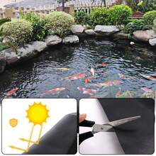 New Material Fish Pond Waterproof Membrane, Waterproof Cloth, Anti-Aging, For Fish And Shrimp Aquaculture Ponds And Dams, Waterproof Membrane Geomembrane High-Density HDPE, Special For Building Pond Landscape, High Toughness 0.2mm Thick - Multicolor - View 8