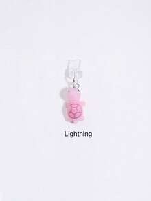1pc Mini Turtle Design Dust Plug, DIY Hanging Pendant Charm Compatible With Iphone Charging Port, Type-C Charging Port Dust Stopper - Multicolor - View 6