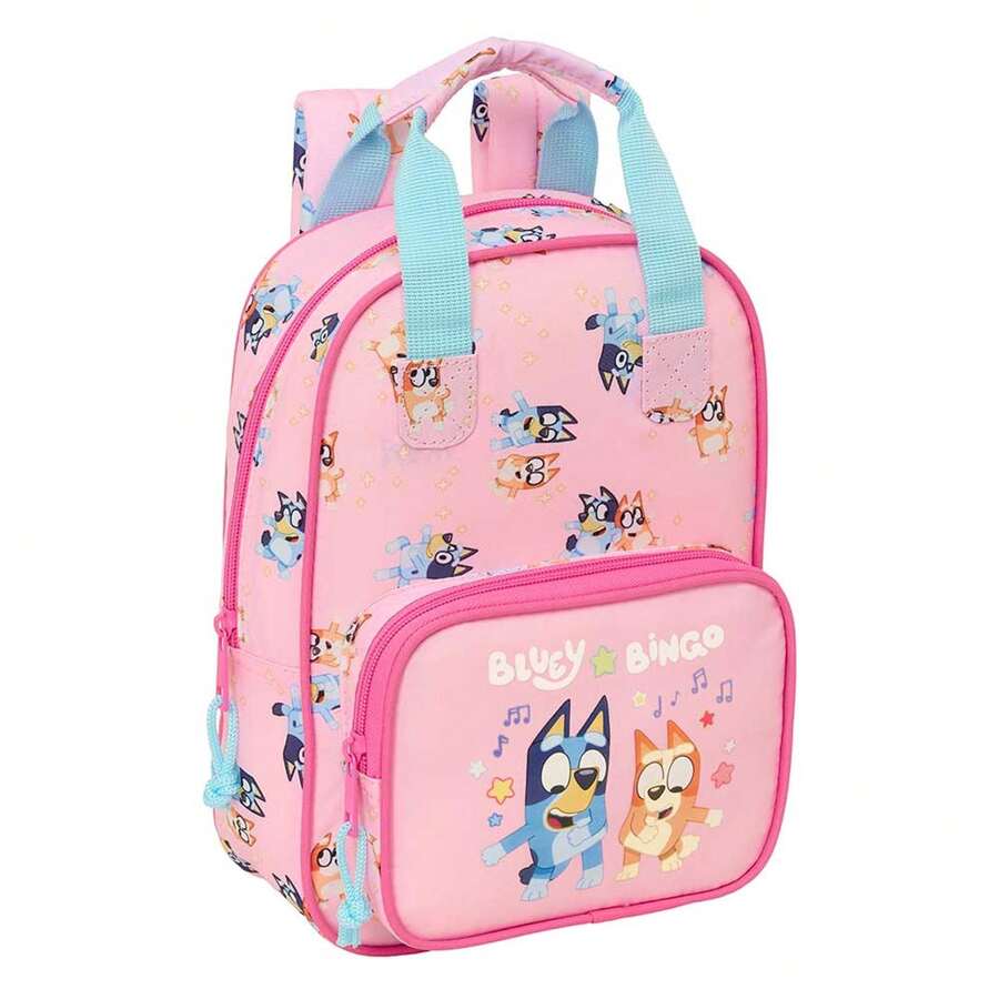 Safta Bluey | Let's Adaptable Kindergarten School Backpack (Without Trolley) Main Compartment With Zipper, Personal Identification Card And Top Handle - Sekolah - Tari (2) - View 1