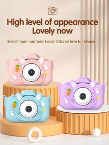Children's Camera Toy Birthday Gift Fun Magic HD Mini Colorful Frame Cartoon Kids Selfie Toy Vlog Digital Video Recording Photo Camera - Multicolor - View 4