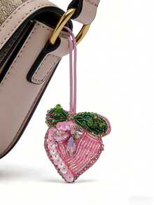 Fruit Summer Beach Vacation Style Bag Charm, Fashionable Cute Versatile Rhinestone Bag Pendant - Multicolor - View 6