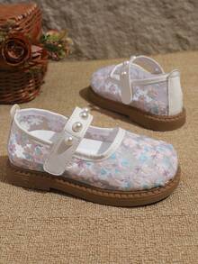 Girls' Flat Shoes Mesh Breathable Loose Fit Spring Autumn New Student Shoes Girls' Shoes Breathable Dance Shoes Fashion Shoes Comfortable Lightweight - Multicolor - View 5
