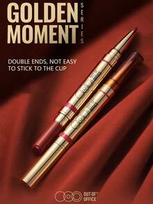 OUT OF OFFICE 2合1亮面護唇膏與唇線筆套組，亮面保濕、顯色滑順、防暈染、滋潤輕盈，2合1神奇體驗，全能護唇棒，口袋補妝必備，拍照完美妝容，1.3g+300mg/0.056oz - 04 - 查看 12