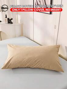 1 pieza Funda de almohada suave, funda de almohada larga, funda de almohada de tamaño estándar, cierre de sobre, resistente a las arrugas, resistente a la decoloración, resistente a las manchas, sin relleno de almohada, tamaño 20x54 pulgadas, 20x36 pulgadas, adecuado para decoración de primavera/verano, decoración de habitación, suministros de estudio - Multicolor - Ver 34