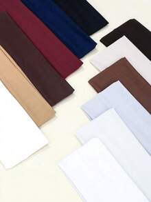 4pcs/Set Solid Color Sports Headband Set, Classic Tone Solid Color Headbands, Suitable For Daily Yoga, Sports Or Fixing Hair During Busy Times - Suitable For Girls And Teenagers, Soft Elastic Fabric Comfortable Fit, Simple Colors Blend Perfectly With Any Outfit. A Must-Have For Girls Who Love Easy Fashion Styles, Suitable For Sports, Yoga, Outdoor, Travel And More, Mother's Day Gift - Multicolor - View 6