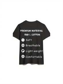 hombre con un llamativo estampado de rinoceronte - suave, transpirable, ligera, adecuada para todas las estaciones, 180 gramos, estilo casual urbano, perfecta para actividades al aire libre. - Negro - Ver 3