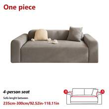 1pc Stretchable Pet-Friendly Sofa Cover, All-Season Slouchy Sofa Slipcover, Living Room Non-Slip Sofa Protector, Fully Dust-Proof - Multicolor - View 38