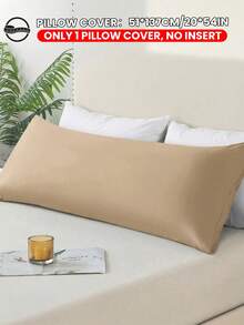 1 pieza Funda de almohada suave, funda de almohada larga, funda de almohada de tamaño estándar, cierre de sobre, resistente a las arrugas, resistente a la decoloración, resistente a las manchas, sin relleno de almohada, tamaño 20x54 pulgadas, 20x36 pulgadas, adecuado para decoración de primavera/verano, decoración de habitación, suministros de estudio - Multicolor - Ver 10