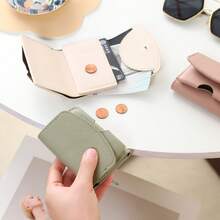Minimalist Card Holder~Men's Wallet New Style Japanese Small Compact Large Capacity Multi-Functional Short Coin Purse Card Holder,Fathers Day Gifts - Multicolor - View 7