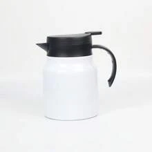 1個 1000ML/33.8oz 不鏽鋼真空保溫咖啡壺 茶葉濾泡壺 大容量熱水瓶 按鈕式防滑真空保溫瓶 - 彩色 - 查看 14