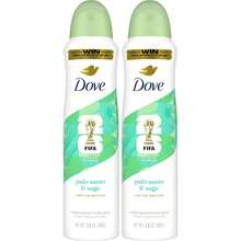 Dove Advanced Care Dry Spray Antiperspirant, Palo Santo & Sage, 72h Sweat & Odor Protection,  Free – FIFA World Cup Limited Edition, 3.8 Oz (Pack Of 2) Variant 2 - 3.8盎司(2包) - 查看 1