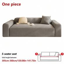 1pc Stretchable Pet-Friendly Sofa Cover, All-Season Slouchy Sofa Slipcover, Living Room Non-Slip Sofa Protector, Fully Dust-Proof - Multicolor - View 21