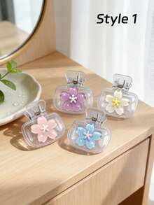 Sakura Pattern Portable Toothbrush Cover, Transparent Travel Toothbrush Storage Box, Toothbrush Head Protector Clip, Toothbrush Storage Clip, Toothbrush Dust-Proof Protective Case, Portable Design For Easy Carrying, Dust-Proof Cover, Suitable As Gifts For Couples, Friends, Family, Teachers, Travel Enthusiasts, Essential For Home, Dorm, Vacation, Suitable For Birthdays, Back To School, Weddings, Mother's Day, Easter And Other Occasions, Must-Have For Spring And Summer - Multicolor - View 3
