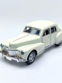 Children's Alloy Racing Car Model, Boys' Realistic Gliding Race Car Ornament, Mini Toy Car - White - View 7