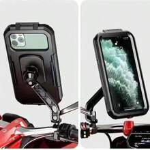 Waterproof Phone Pouch Bicycle Navigation Waterproof Mount Rider Handlebar Mount Electric Motorcycle Handlebar Phone Holder - Multicolor - View 12