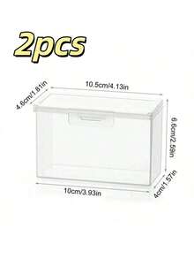 1pc Transparent Food Storage Box, Cheese, Onion, Ginger, Garlic And Fruit Preservation Box, Refrigerator Dedicated, Flip Lid, Butter Compartment - 1pc Cheese Cube Packaging Box - View 12