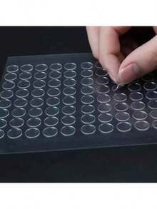 100PCS Round Double Sided Adhesive Tape Dots Strong Acrylic Stickers DIY Scrapbooking Craft Production Fixing Pads - Transparent - View 7