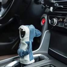 1pc Creative Shark Car Gear Shift Cover, Sweater Hoodie Style Cute & Funny, Protective Wrap For Gear Shift Knob, Universal Fit For Most Car Models, Personalized Car Interior Decor Accessory - 1pc Shark Gear Shift Knob Decorative Cover - View 12