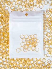 30/100/500/1000pcs/Set Cincin Lompat Terbuka Stainless Steel Emas 8mm, Cincin Lompat yang Dapat Digunakan Kembali, Cincin Lompat Terbuka untuk Pembuatan Perhiasan, Konektor O-Ring DIY untuk Perlengkapan Perhiasan, Grosir Komponen Material Perhiasan - Cincin Ganda Emas - View 10