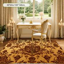 Cashmere-Like Dark Brown Dense Irregular Leopard Speckle Texture Pattern Printed Outdoor Rugs,Exquisite Cozy Carpets In Diverse Styles. Suitable For Home, Outdoor, Malls & Cafes, Machine Washable, Various Sizes Available. - A - View 8