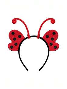 1-Pack Insect Theme For Party Headbands, Spring Decoration Photo Props, Butterfly, Bee, And Ladybug Shaped Headbands For Party And Birthday For Party Atmosphere Additions, Random Color And Style - Headband - View 9