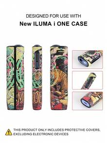 1PC For IQOS ILUMA ONE/ I One/New Iluma I One, ILUMA/Iluma I ,ILUMA PRIME/Iluma I Prime Protective Case Full Protection Anti-Drop Fashion Personalized Graffiti Leather Case Scratch-Resistant Anti-Abrasion Anti-Pressure Shock-Absorbing PU+PC Spliced Hard Shell Precise Hole Position Leather Case Couple Style Multiple Colors Available Gift For Self-Use Storage Box - 2 - View 23