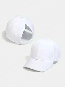 1pc High Ponytail Baseball Cap, Summer Open Top Back Opening Ponytail Hat, Versatile Sun Protection Cap, Multiple Colors Available - Ponytail Baseball Cap - View 15