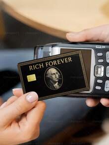 1 قطعة ملصق بطاقة ائتمان Forever Rich لحماية الخصوصية، غلاف بطاقة بنمط شخصية السيجار، هدية عيد ميلاد، مادة PVC مقاومة للبصمات ومقاومة للخدش ومقاومة للتآكل، مناسب للرجال والنساء والأزواج، بطاقات الرقائق الصغيرة، بطاقات بنك Baidofu، بطاقات الائتمان، بطاقات النقل، بطاقات الحرم الجامعي للطلاب، DIY مخصص - النوع أ - مشاهدة 7