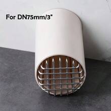1/2 piezas Red de protección para tuberías de mejora del hogar - Tapón de drenaje de malla de alambre, cubierta de red anti-roedores y pájaros, cubierta de red de filtro para drenaje de piso redondo y extractor de humos, red de protección para tubería de drenaje de PVC, cubierta de ventilación de baño | Diseño anti-roedores - A - Ver 9