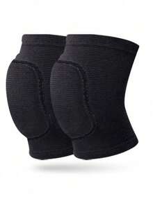 1pc,Elastic Breathable Dance Knee Pads, Thick Sponge Padded Knee Sleeves For Gymnastics Yoga Volleyball, Anti-Slip Knee Protectors For Running Camping Training And All Outdoor Sports Activities - Multicolor - View 15