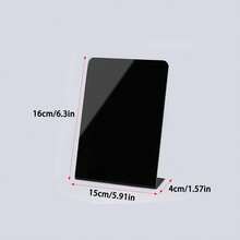 2/4Pcs, 15x16/20x26cm, Clear/Black, 3mm Thickened Acrylic, Dry Erase Writing Board, Mini Whiteboard, Wipeable Reusable Easy Clean, Freestanding, Table Sign, Restaurant, Office, Shop, Wedding, Party, Menu Holder, Message Board, Graduation, Home Decor - Notice Board - View 21