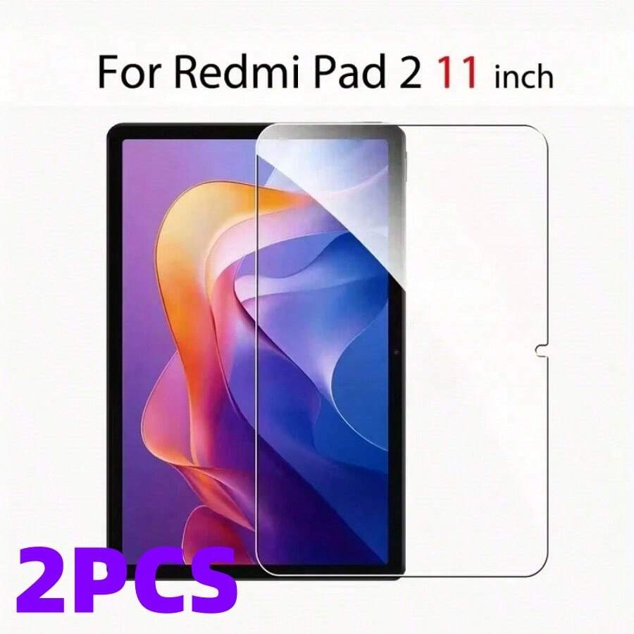 2 Packs 9H Hardness Tempered Glass Screen Protector For Xiaomi Pad 2 11 Inch, Anti-Scratch Bubble Free Easy Install HD Clear Tablet Film