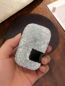 Sparkling Rhinestone Portable Pill Organizer, Daily Travel Portable Pill Box, Rhinestone Pill Box With Secure Storage Compartment,Travel Pill Box Container, Suitable For Vitamins,Supplements, Other Small Itemsl,Must - Have Medical Accessory - Multicolor - View 3