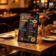 2/4Pcs, 15x16/20x26cm, Clear/Black, 3mm Thickened Acrylic, Dry Erase Writing Board, Mini Whiteboard, Wipeable Reusable Easy Clean, Freestanding, Table Sign, Restaurant, Office, Shop, Wedding, Party, Menu Holder, Message Board, Graduation, Home Decor - Notice Board - View 7