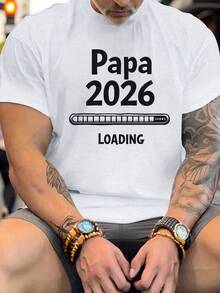 Playera unisex Día del Padre estampado letras vintage, estilo urbano, tejido suave y confortable,,playeras de hombre,mexico,,ropa de hombre,camisas para hombre - Blanco - Ver 1