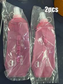 1件/2件 WRELS 純色柔軟可折疊防漏水瓶，輕量矽膠材質，便攜式，適合戶外運動 - 可折疊 - 查看 23