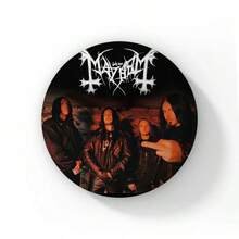 58mm Hot Rock Mayhem Band Soft Button Pin, Vintage Punk Style Badge, Bag Decoration Accessory, Fan Collectible, Gift For Friends - 58 mm - View 14