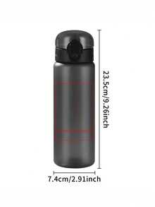 1 buah Botol Minum Olahraga Kustom dengan Foto dan Teks yang Dapat Disesuaikan, Botol Minum Plastik Anti Bocor 780ml/26oz dengan Pegangan untuk Kebugaran dan Perjalanan, Hadiah yang Dipersonalisasi - MultiWarna - View 11
