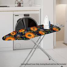 1pc Ironing Board Replaceable Cover , Sunflower Print Polyester Household Ironing Table Cloth Ironing Board - Multicolor - View 4