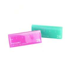Colorful Ruler-Shaped Eraser, New Compact 2B Eraser, Suitable For Exams And Illustrations, Colorful Creative Personalized Eraser, Back To School Gift, Student Prize - A - View 4