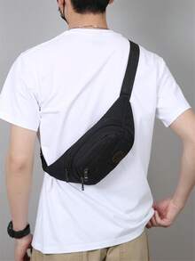 Modische minimalistische Herrentasche für die Taille, geeignet für Lässig, Reisen, Einkaufen und Pendeln - Verschiedenfarbig - Übersicht 5