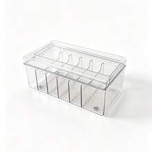 Transparent Portable Double-Layer Eyelash Extension Storage Box (With Lid) - Ideal For Lash Artists, Perfect For Beauty Products And Cosmetics Storage - Upgrade Storage Box With Lid - View 6