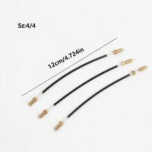 3PCS Violin Tailpiece Tailgut, Violin Instrument Accessories, 4/4 Adjustable Nylon Tailgut, Violin Tailpiece Adjustable Steel Wire Tailgut - Black 3Pcs - View 10