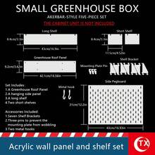 TX Greenhouse Accessories Acrylic Wall Panel Shelf Set, Adjustable Transparent Plant Display Rack, Suitable For Seedlings, Hydroponic Plants And Succulents, Desktop Greenhouse Decor (Compatible With AKERBAR Model) - Multicolor - View 16