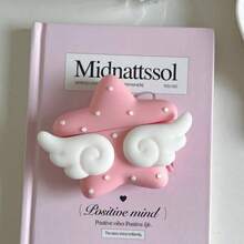 Öronproppsfodral med vingdesign och prickigt mönster, silikonfodral för Bluetooth-hörlurar, hörlursväska lämplig för AirPods4/Pro2/Pro3 - Rosa - Visa 5